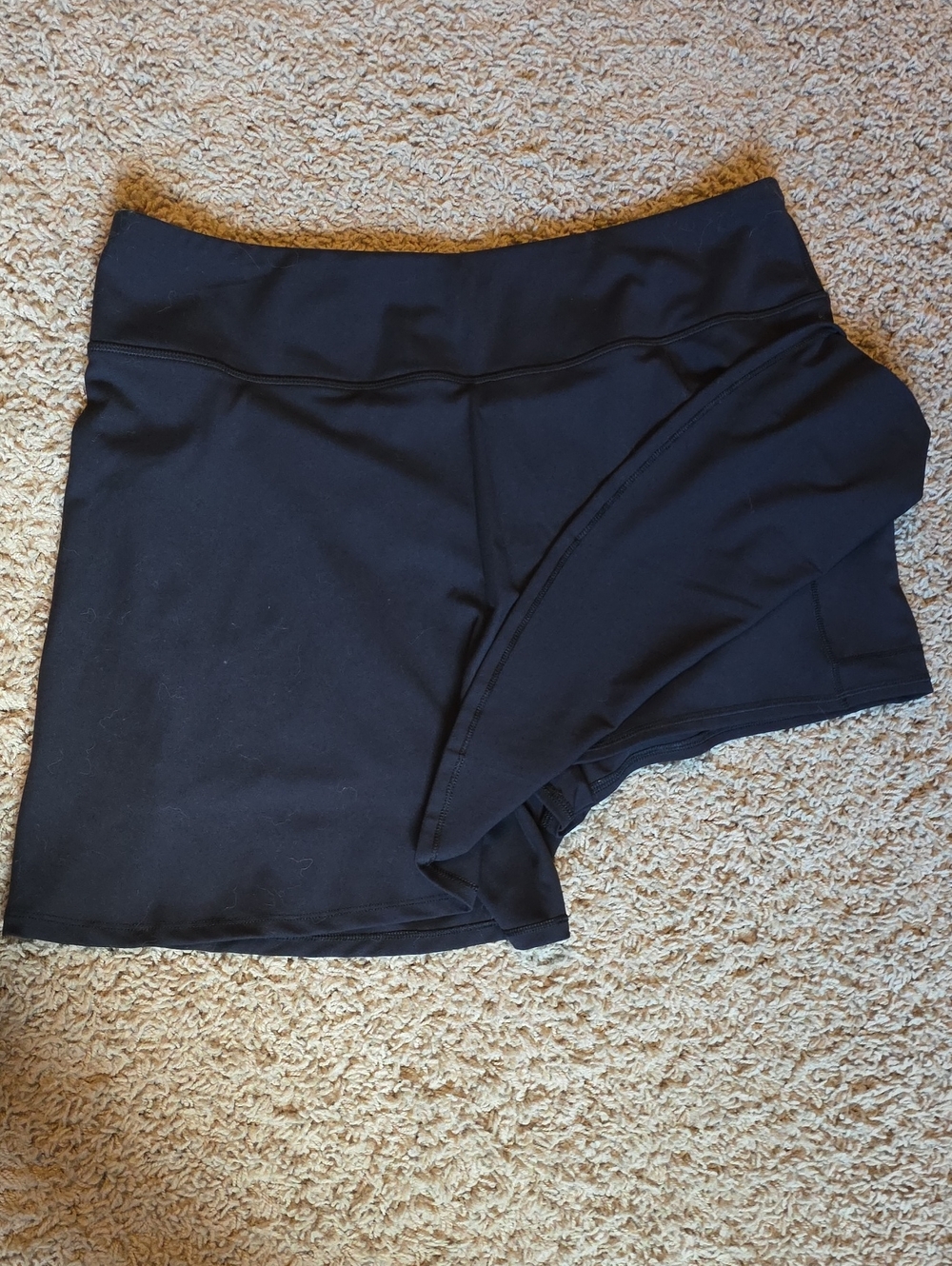 Maurices Black Athletic Skort with Inner Shorts